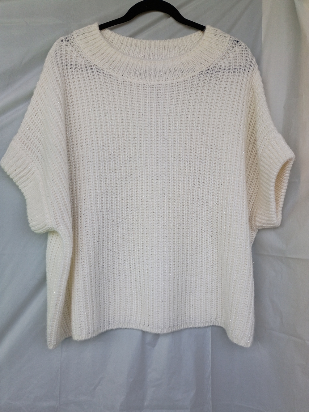 The White Company White Label Cream Alpaca Wool Blend Knit Sweater XL